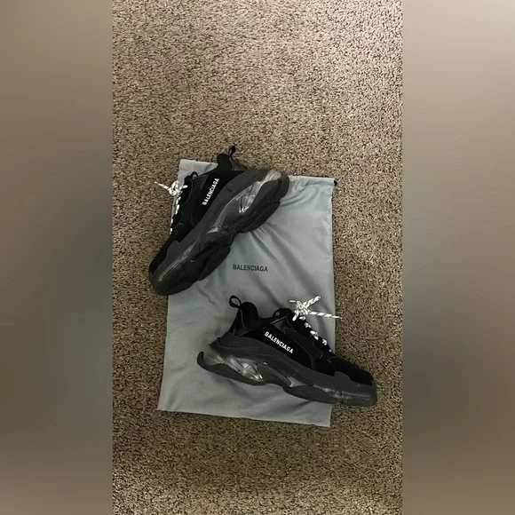 BALENCIAGA triples clear sole black 41 【公式通販】